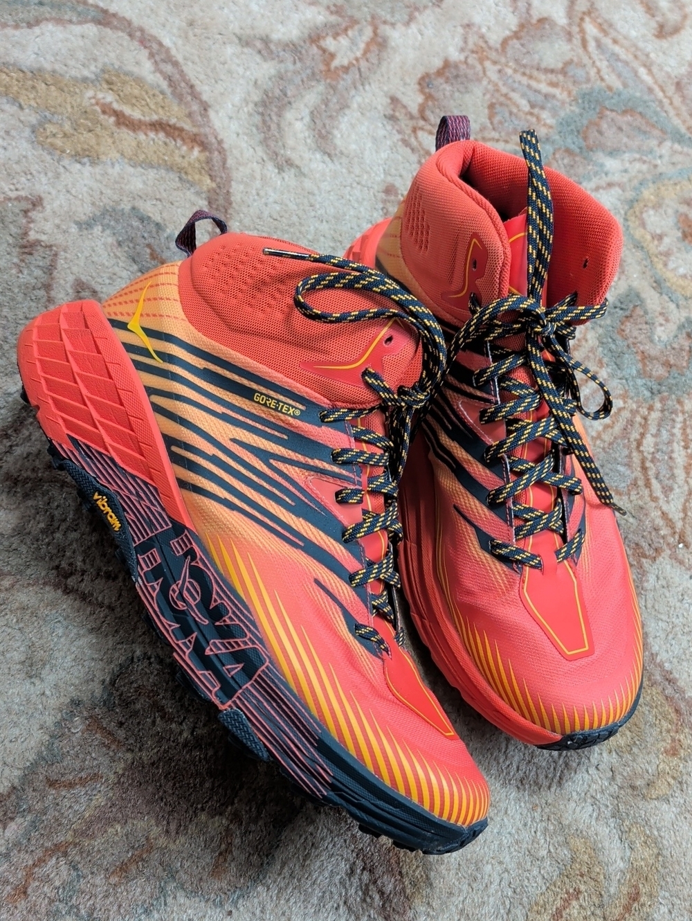 Hoka One One Speedgoat Gore-Tex 2 Trail Running Mid Boots - Rojo Mandarin